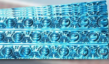 وحدة لفائف مروحة FCU أفقية مخفية من OEM مثبتة في السقف 2